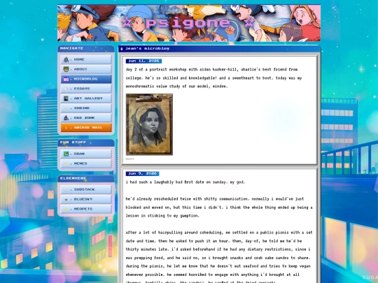 blog screenshot