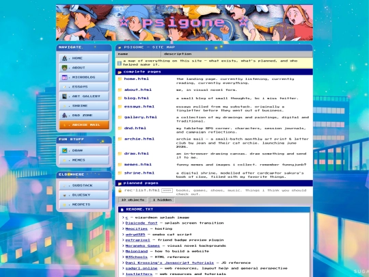 sitemap screenshot