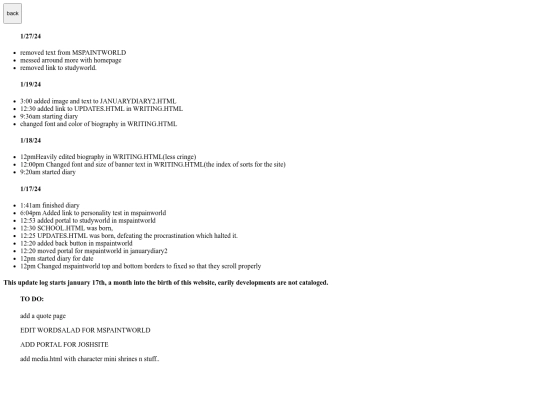 updates screenshot