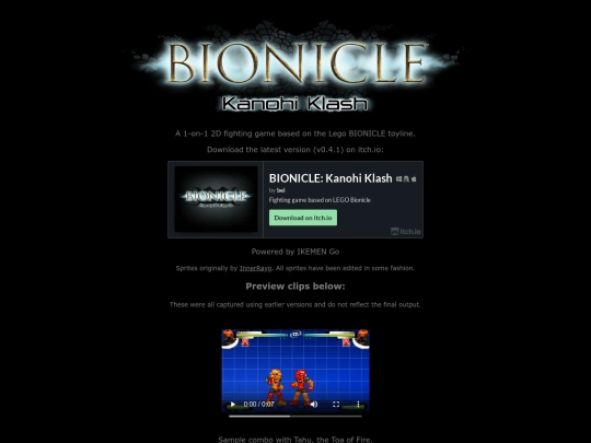 bionicle screenshot