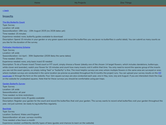 csinsects screenshot