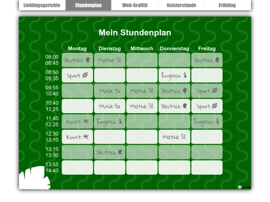 stundenplan screenshot