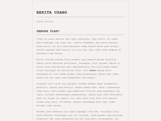 artikel/berita-usang screenshot