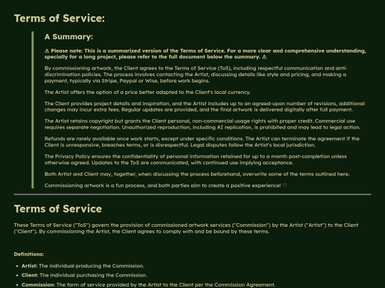 TermsofService screenshot