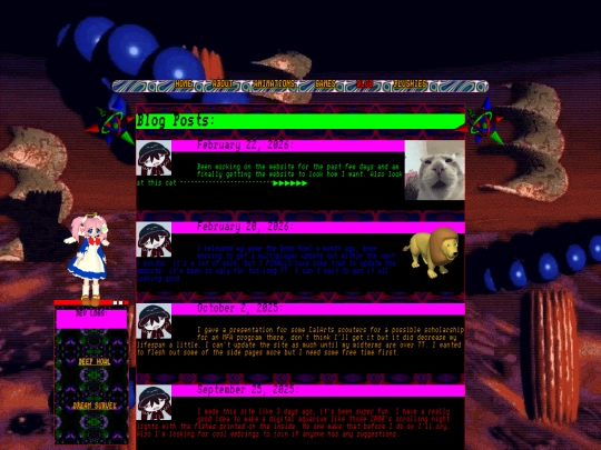 blog screenshot