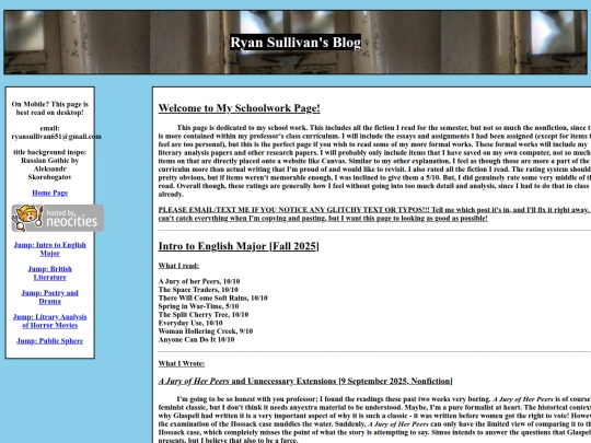schoolwork screenshot