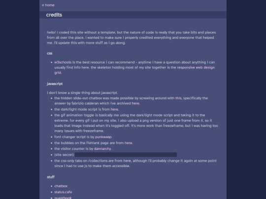 credits screenshot