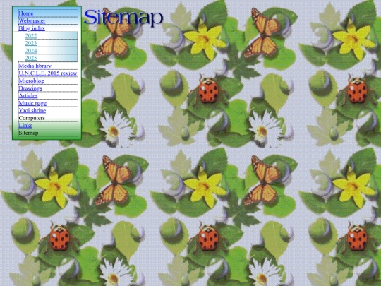 sitemap screenshot