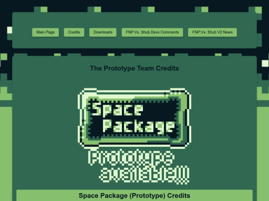Credits screenshot