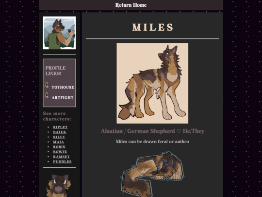 miles screenshot
