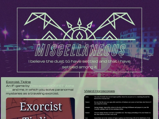 miscellaneous screenshot
