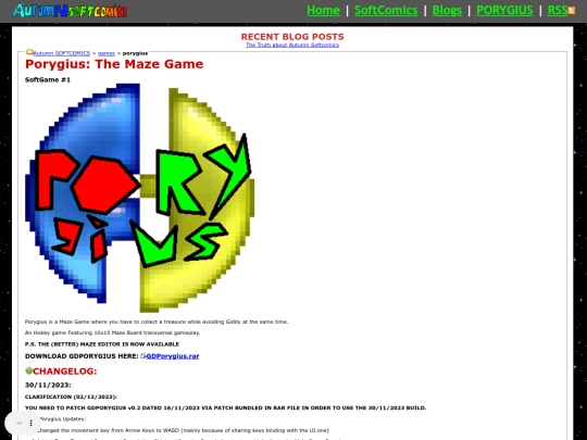 games/porygius screenshot