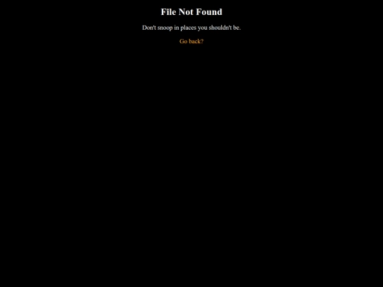 not_found screenshot
