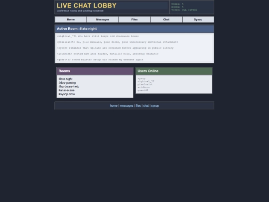 chat screenshot