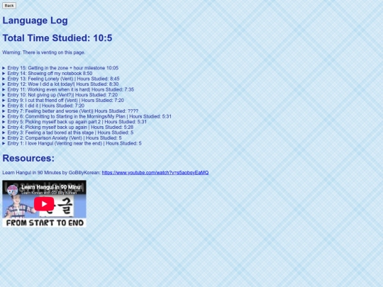 language-log screenshot