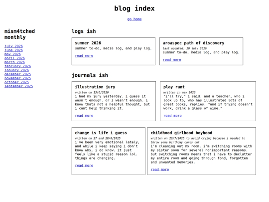 blog screenshot