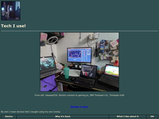 tech screenshot
