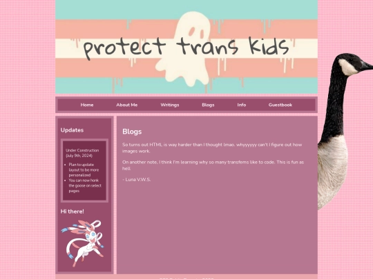 Blogs/coding screenshot