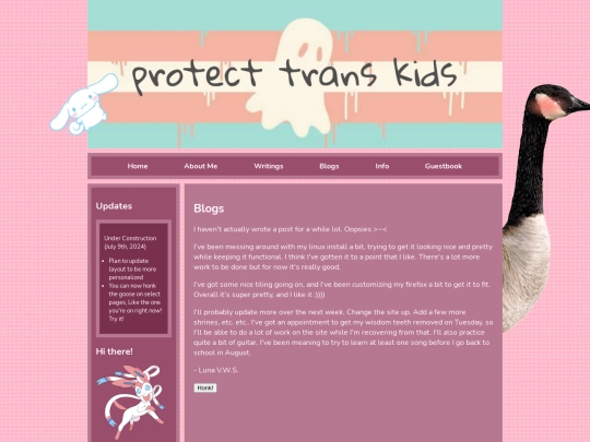 Blogs/linux screenshot