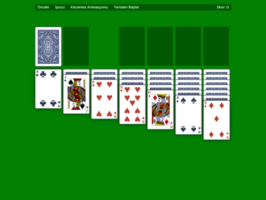 Solitaire screenshot
