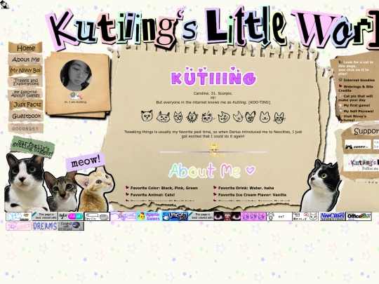 Pages/aboutkuting screenshot