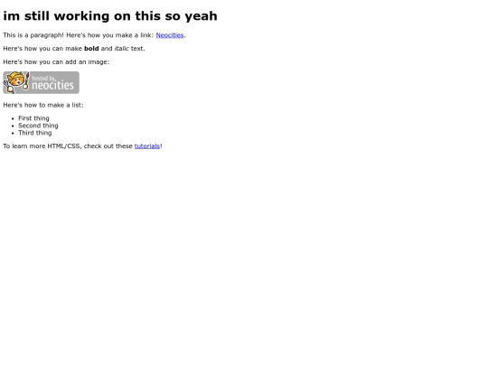 index screenshot