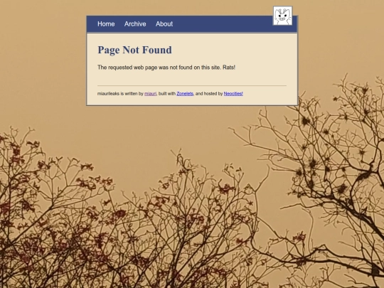 not_found screenshot