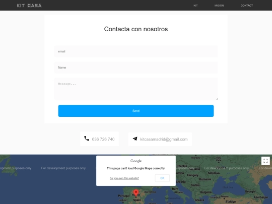 contact screenshot