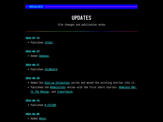 updates screenshot