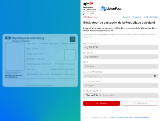 ListenPASS/passeport screenshot
