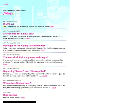 blog screenshot
