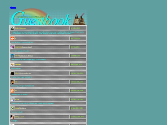 guestbook screenshot