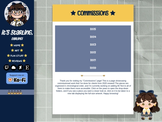 commissions screenshot