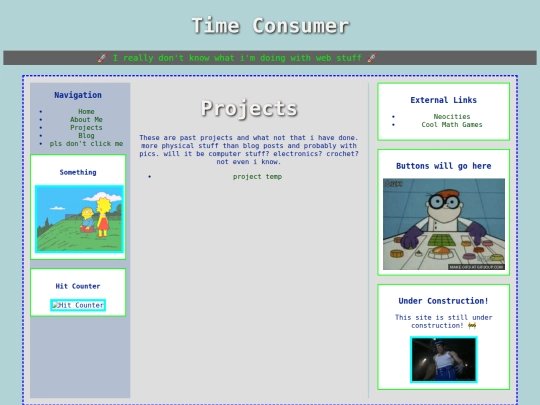 projects screenshot