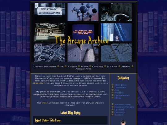 arcanearchive screenshot