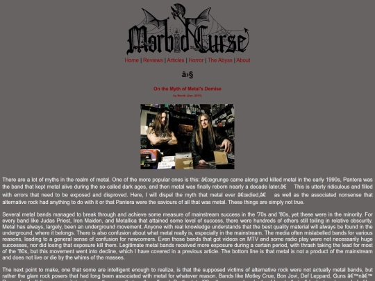 articles/demise screenshot
