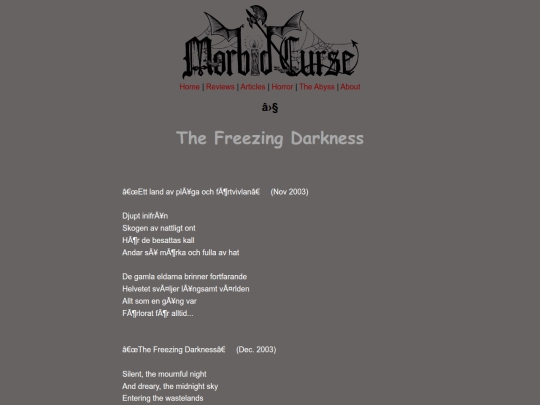 discography/freezing-lyrics screenshot