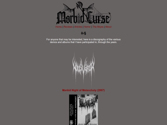 discography screenshot
