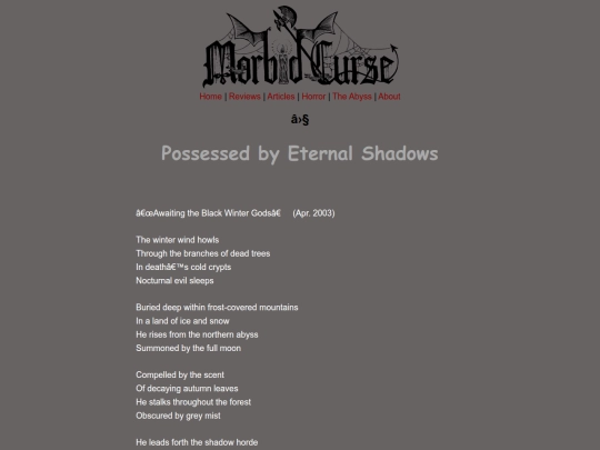 discography/possessed-lyrics screenshot