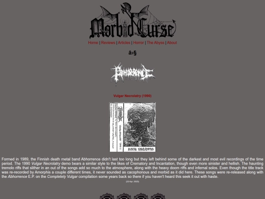 reviews/abhorrence screenshot