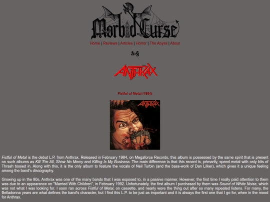 reviews/anthrax screenshot