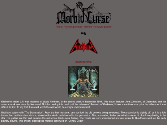 reviews/nifelheim screenshot