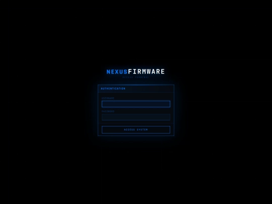 login screenshot