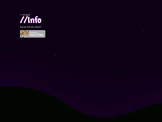 info screenshot