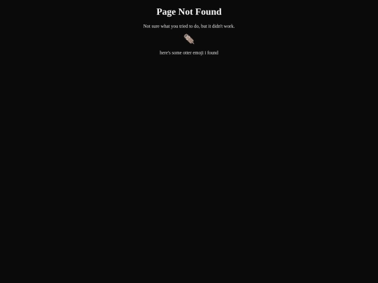 not_found screenshot