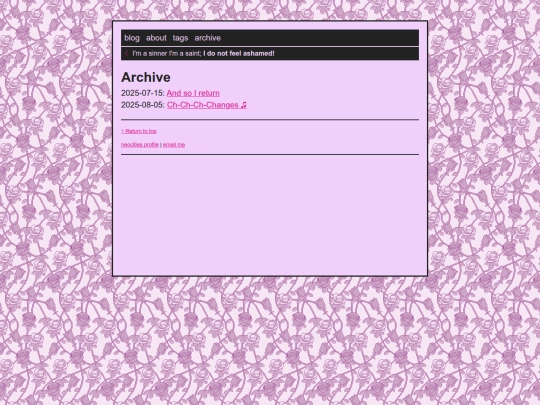 archive screenshot