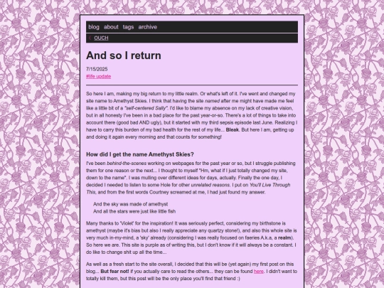 blog/posts/2025-07-15-And-so-I-return screenshot