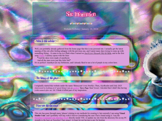 site/info screenshot