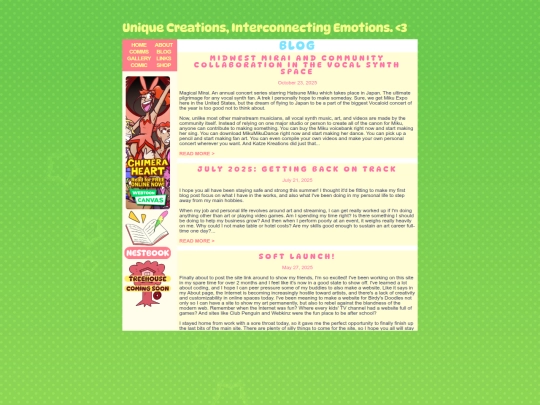 blog screenshot