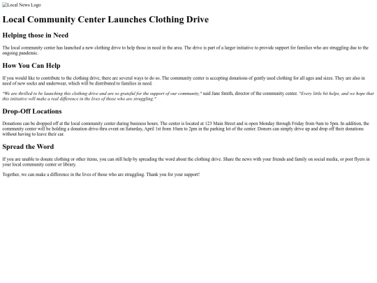 article screenshot